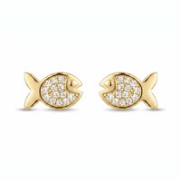 Orecchini GPG Donna in Oro Cubic Zirconia GPGGOLDOR3